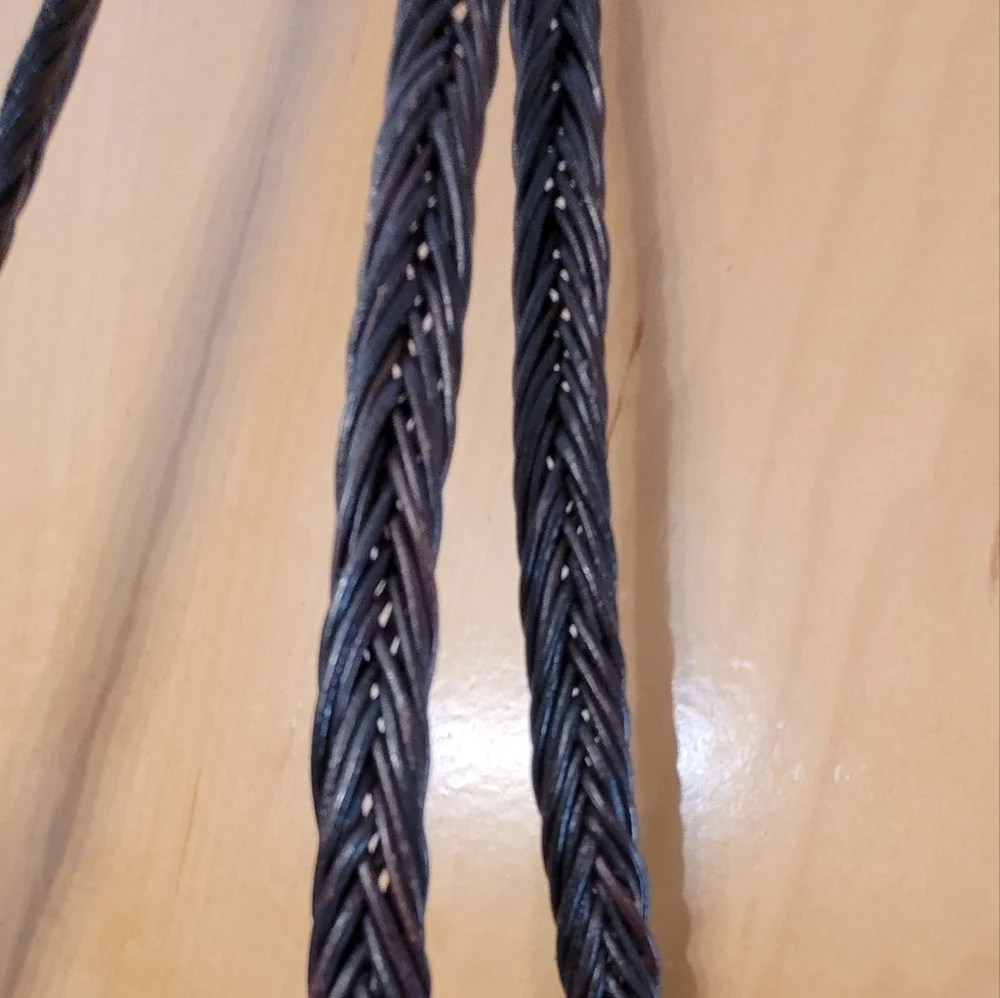 Falor Italian Leather Snakeskin Embossed Shoulder Bag Brown Black - Picture 8 of 14